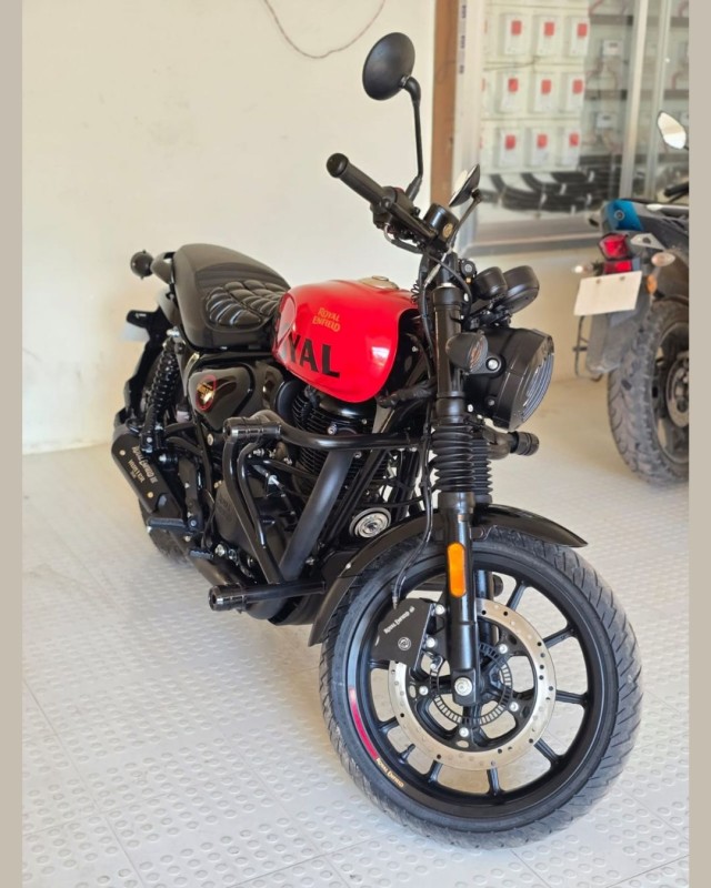 Crash Guard / Bumper Royal Enfield Hunter 350 (Indian Omesh Brand) image