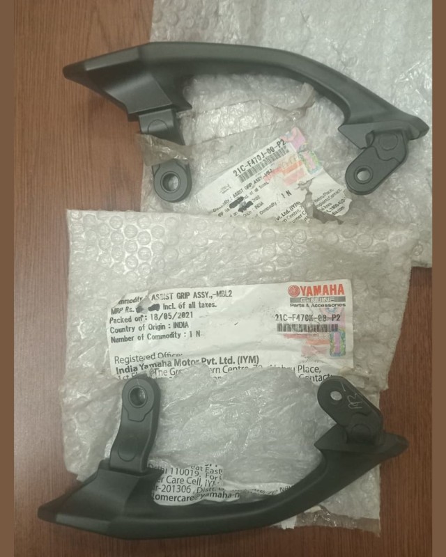 Stock Grab Rail / Back Carrier Fazer V1, ASSIST GRIP ASSY MBL2, 21C-F470K-00-P2 image
