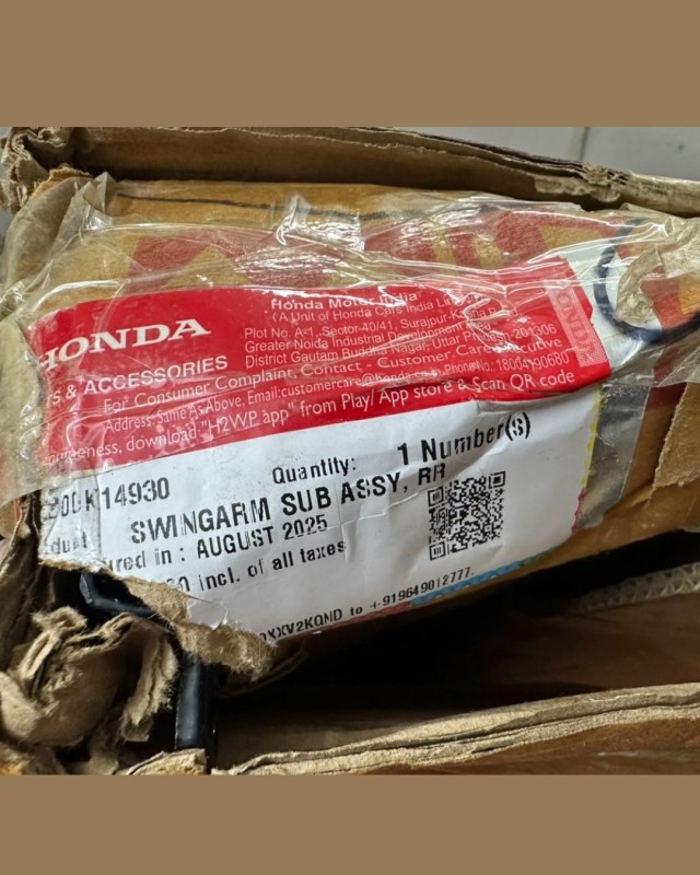Back Chassis Rear Swing Arm Honda Livo 110 CC image