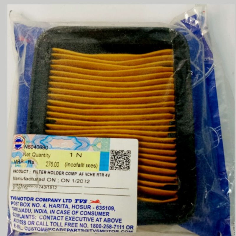 Air Filter Apache RTR 4V X Connect / 4V Old Version image