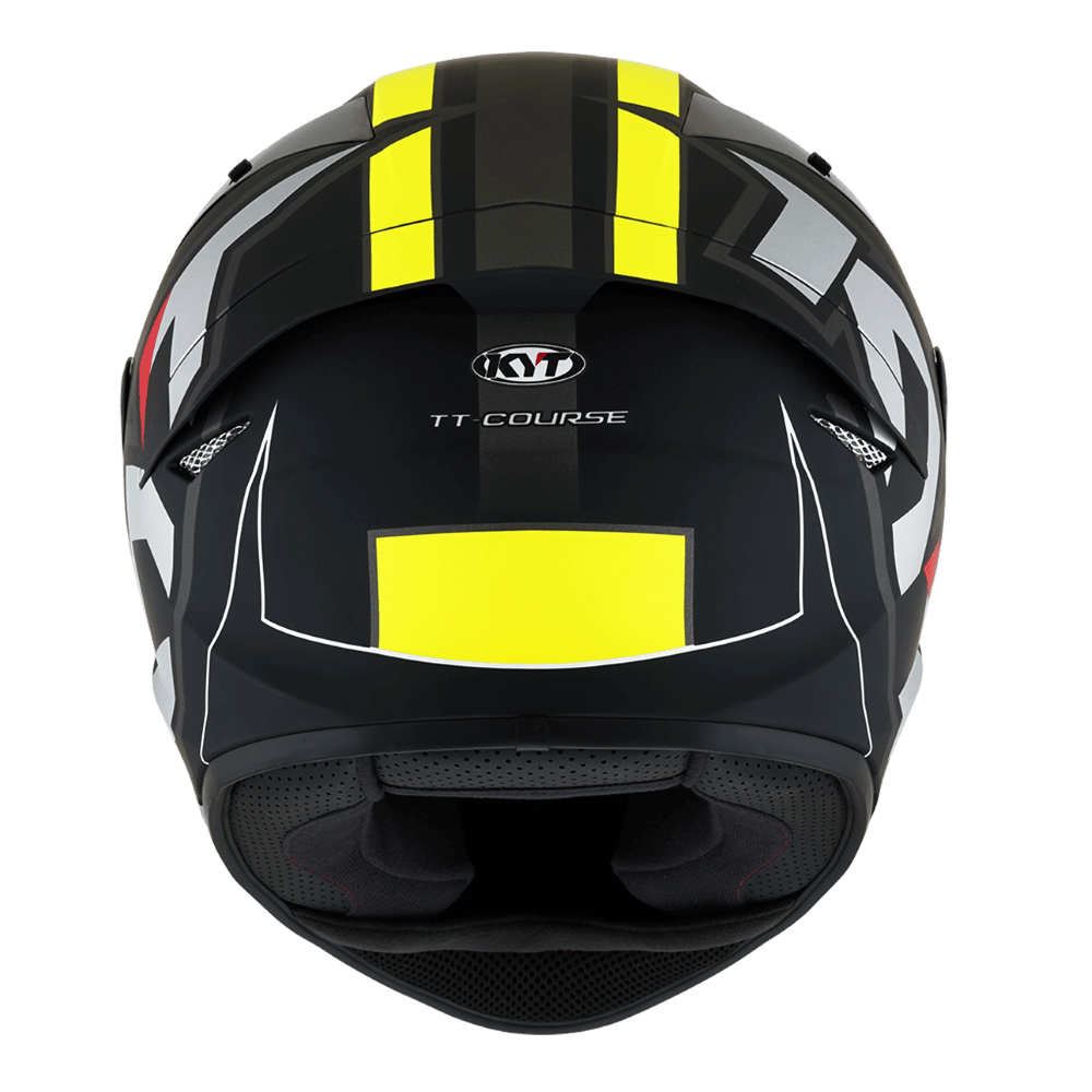 KYT T T Course Electron Matt Black/Yellow image