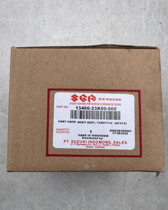 Throttle Body GSXR 150 Indo, BODY ASSY, THROTTLE 13400-23K00-00 image