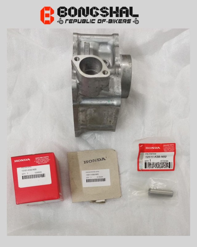 Cylinder Block Honda CB 150 Exmotion, PISTON, CINCIN PISTON, PIN PISTON, 13101-K56-N00, 13011-K56-N00, 13111-K56-N00 image