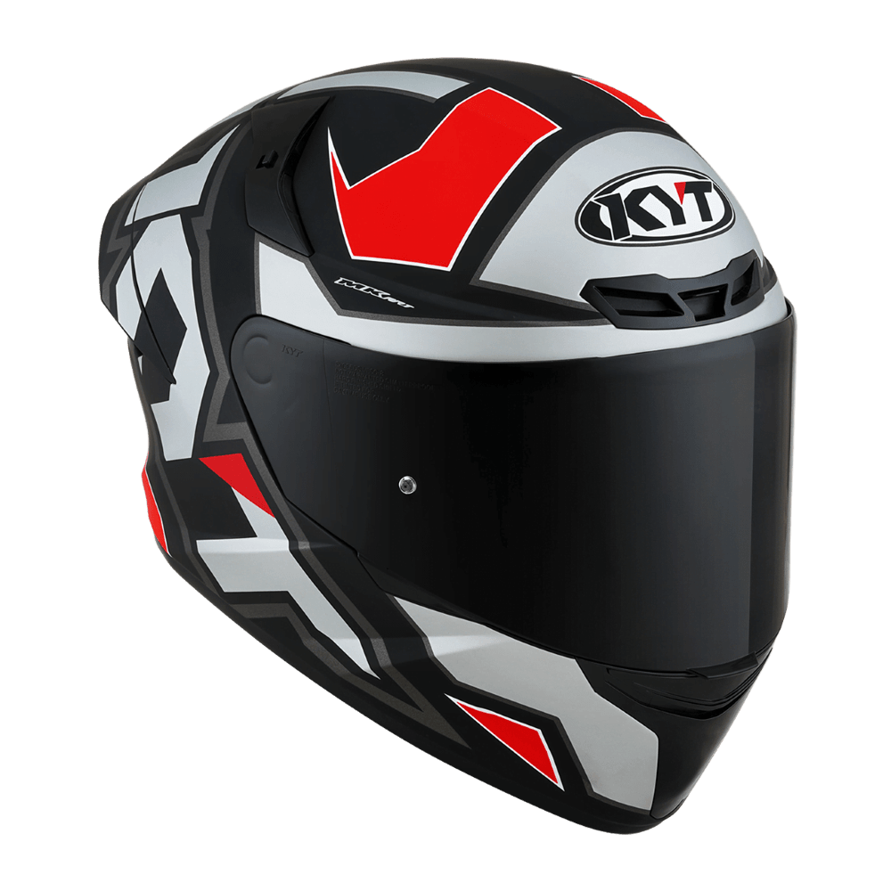KYT T T Course Electron Matt Grey/Red image