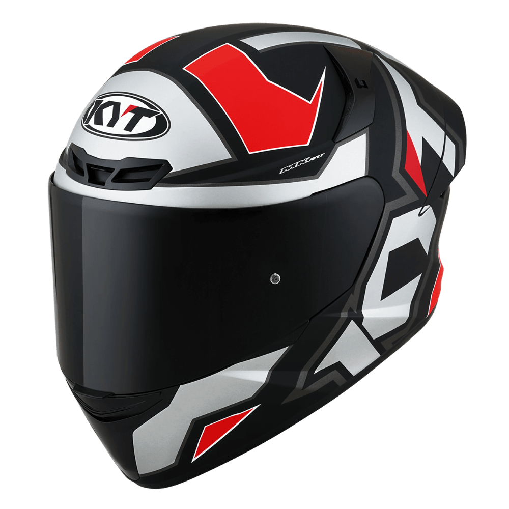 KYT T T Course Electron Matt Grey/Red image