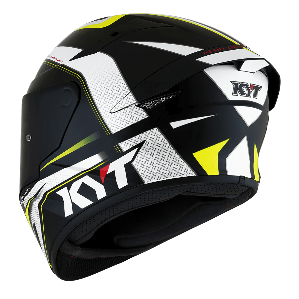KYT T T Course Grand Prix Black/Yellow image