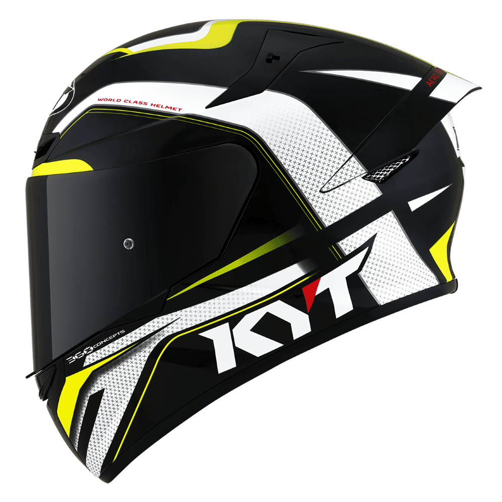 KYT T T Course Grand Prix Black/Yellow image