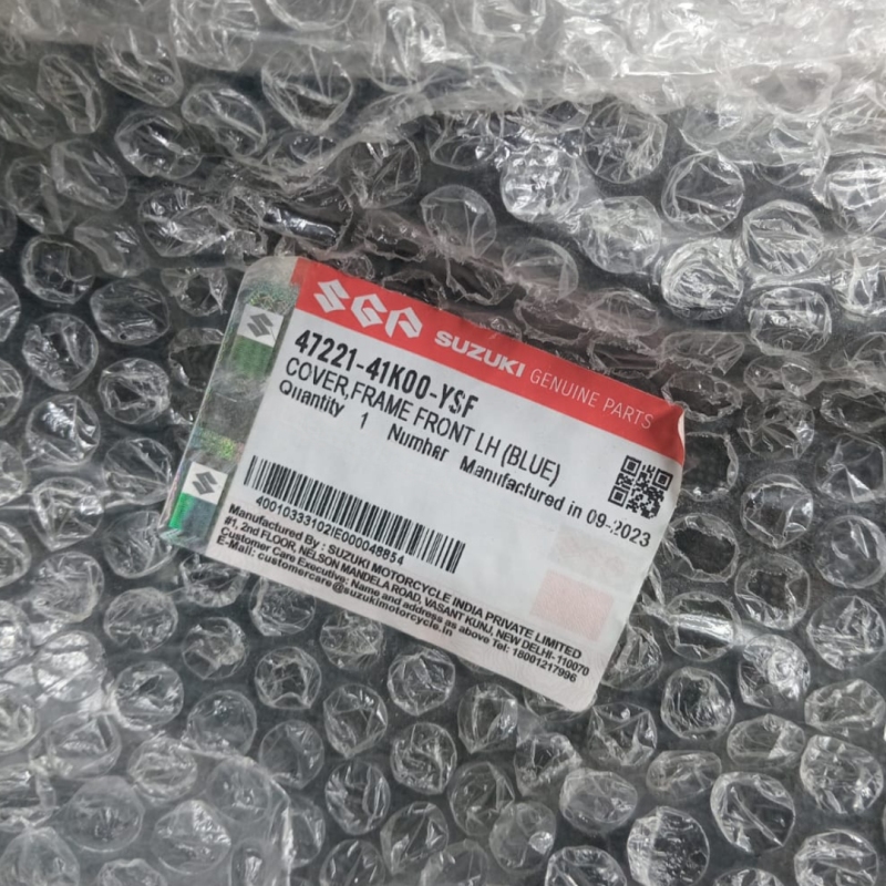 7/8 Part Single Piece Gixxer SF 2020, Cover Frame Front 47221-41K00-YSF image