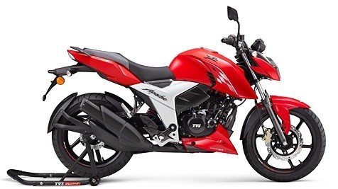 Stock Silencer Complete Apache RTR 160 4V Old Model image
