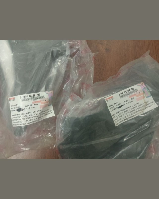 Inner Cowling R15M / V4 Indian, PANEL INNER 1, 2, BCW-F836K-00, BCW-F836L-00 image