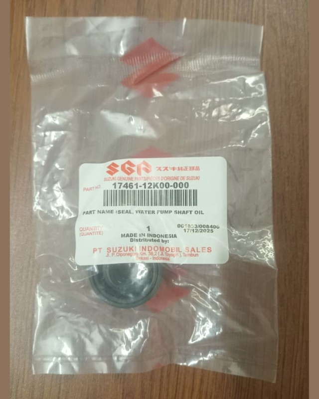 Water Pump Oil Seal for GsxR 150 / GSX S, SEAL WATER PUMP SHAFT OIL, 17461-12K00-000 image