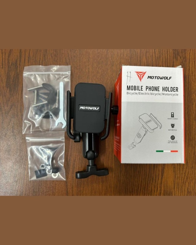 Motowolf Mobile Holder-Both System Available Handle Bar & Looking Glass Mount (Original) image