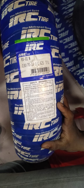IRC Tyre GsxR Stock Tyre (Indonesia)-Front-90, n rear-130/17/ image