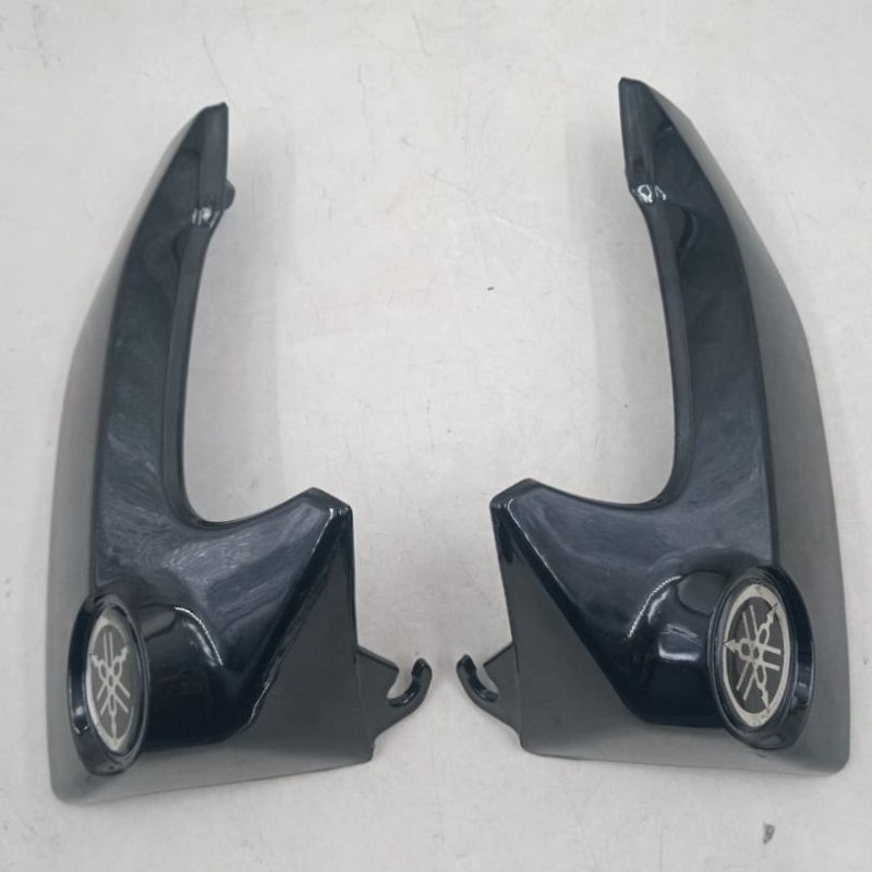 Tank Side Cover Panel / Kan (LH+RH) FZS V1 (BLACK) (Original) image