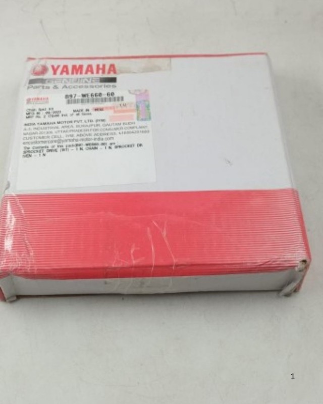 Original Chain Sprocket Full Set FZS 25 / 250 CC, CHAIN SPKT KIT, B97-WE660-60 image