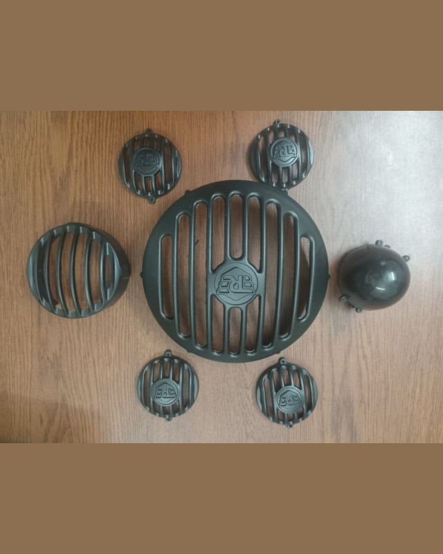 Royal Enfield Hunter 350CC Headlight Grill Shade, Indicator, Tail, Eyes Grill image