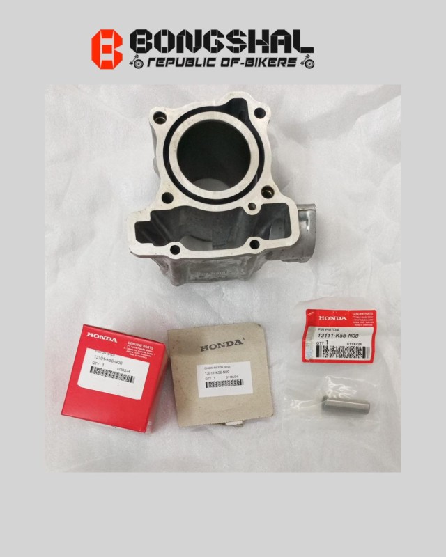 Cylinder Block Honda CB 150 Exmotion, PISTON, CINCIN PISTON, PIN PISTON, 13101-K56-N00, 13011-K56-N00, 13111-K56-N00 image