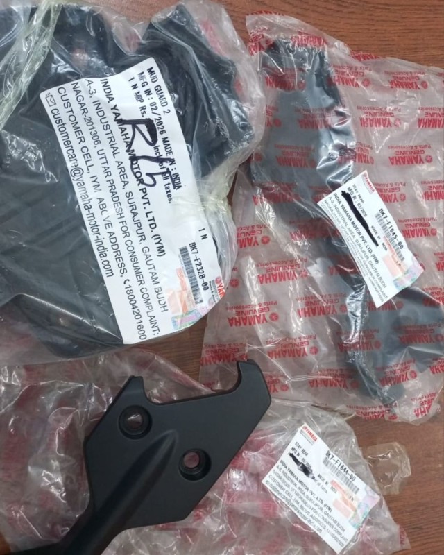 Stock Tire Guard R15 V3 / V4 Indian (without Clum / Clamp) image