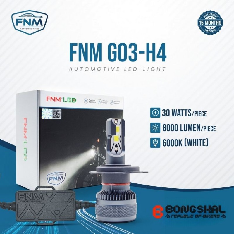 FNM-G03-H4 LED Headlight (15 Months Warranty)