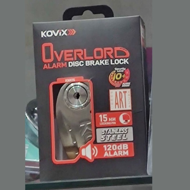 Kovix Disc Lock with Alarm System 15mm
