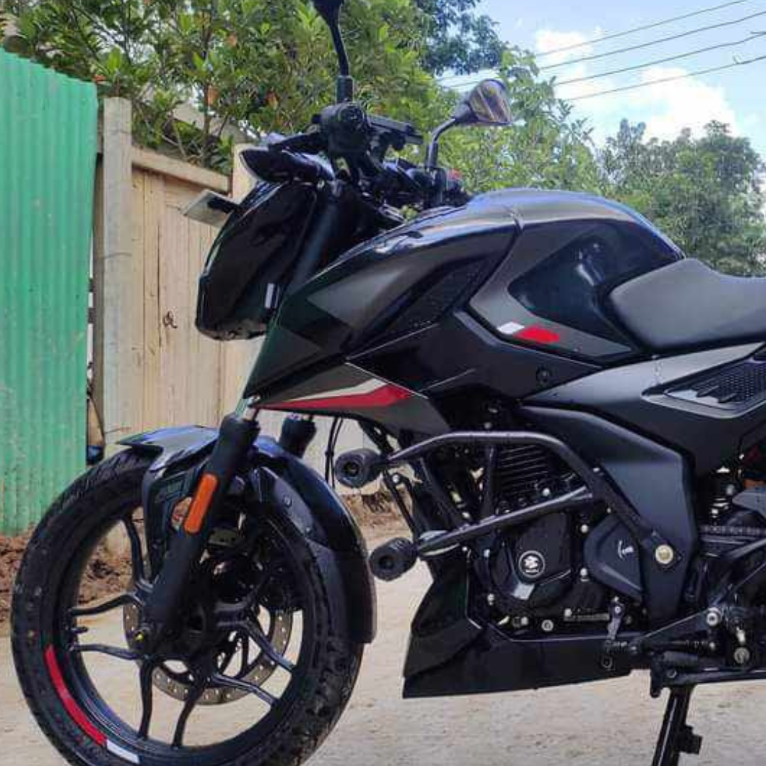 Gixxer Monotone Engine Guard Black Color