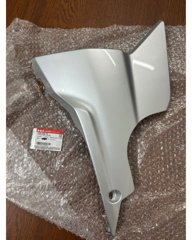Stock Engine Guard Gixxer SF Fi ABS Single Piece, COWLING, UNDER LH (SILVER), 94481-41K00-YD8