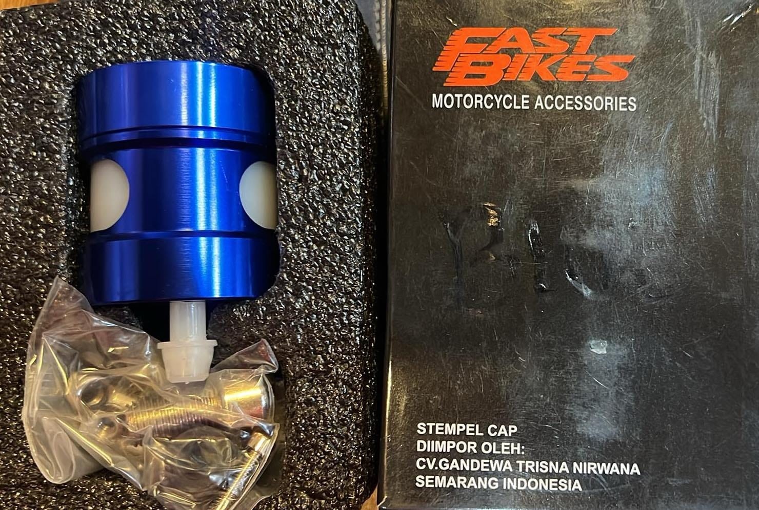 Fast bike Brake Oil Holder CNC from Indonesia