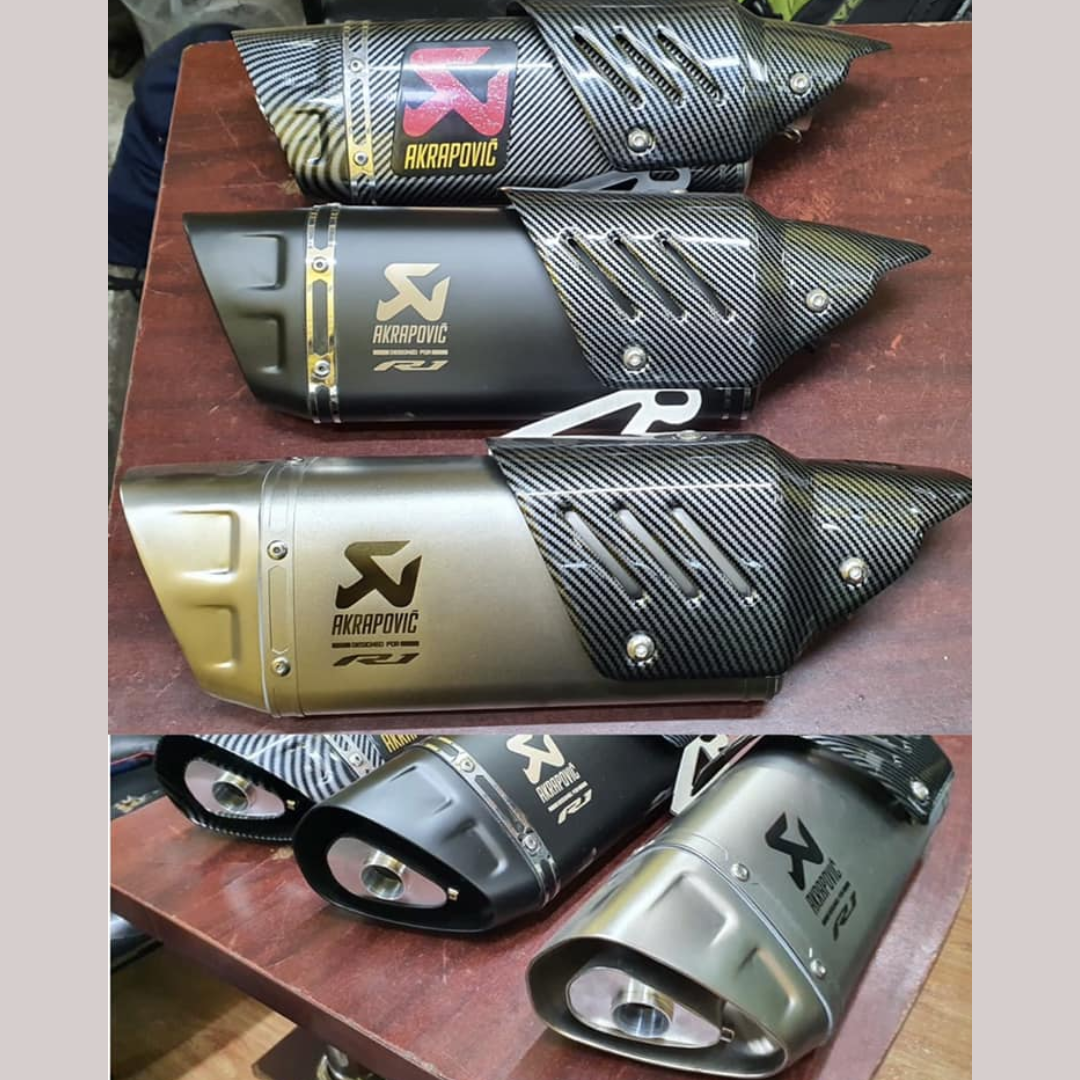 AKRAPOVIC R1M Exhaust (Replica A grade) With DB Killer