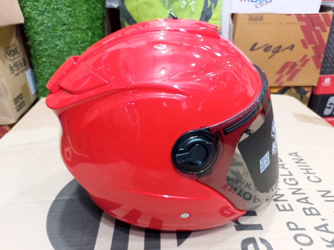 Yohe half hot sale face helmet