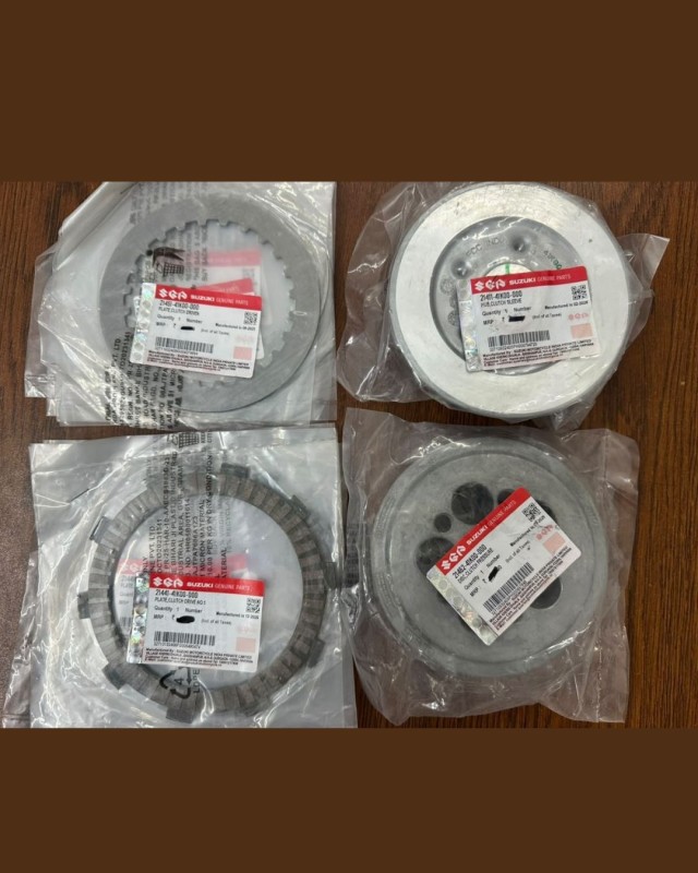 Clutch Plate Full Set Gixxer 250 / Gixxer SF 250 CC, HUB CLUTCH SLEEVE, PLATE CLUTCH DRIVEN, DISC CLUTCH PRESSURE, PLATE CLUTCH DRIVE NO 1, 21411-41K00-000, 21451-41K00-000, 21462-41K00-000, 21441-41K