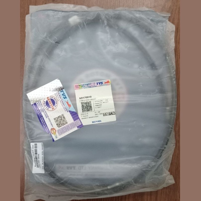 Front Brake Cable TVS Radeon 110CC, CABLE ASSY BRAKE ND170010