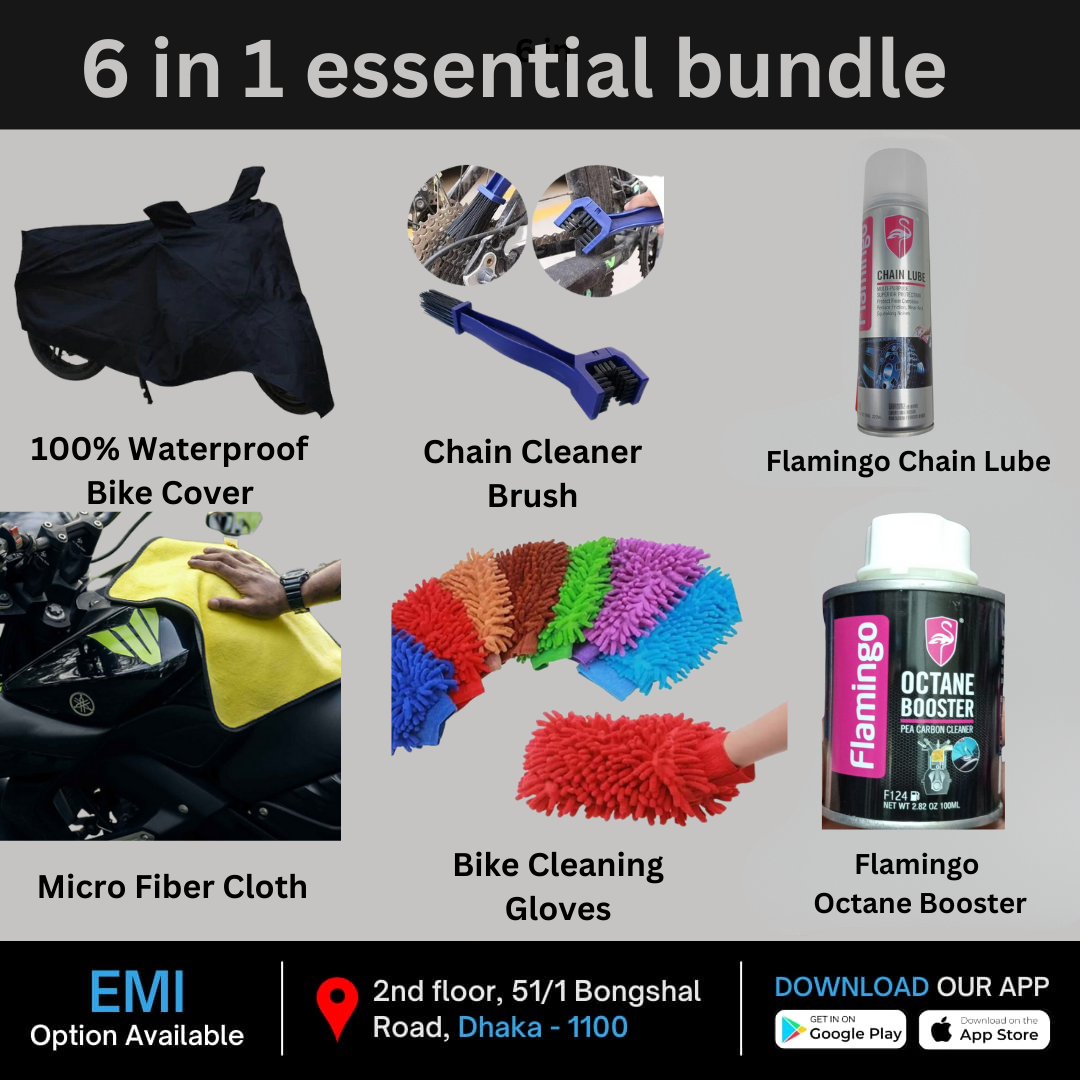 6 in 1 Essential Bundles for all Motorcycles