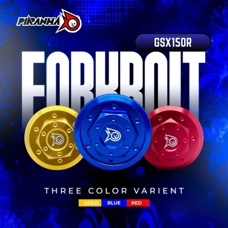 CNC Shock Absorber Bolt Plug For GSX-R150 / GSX-S150 PIRANHA