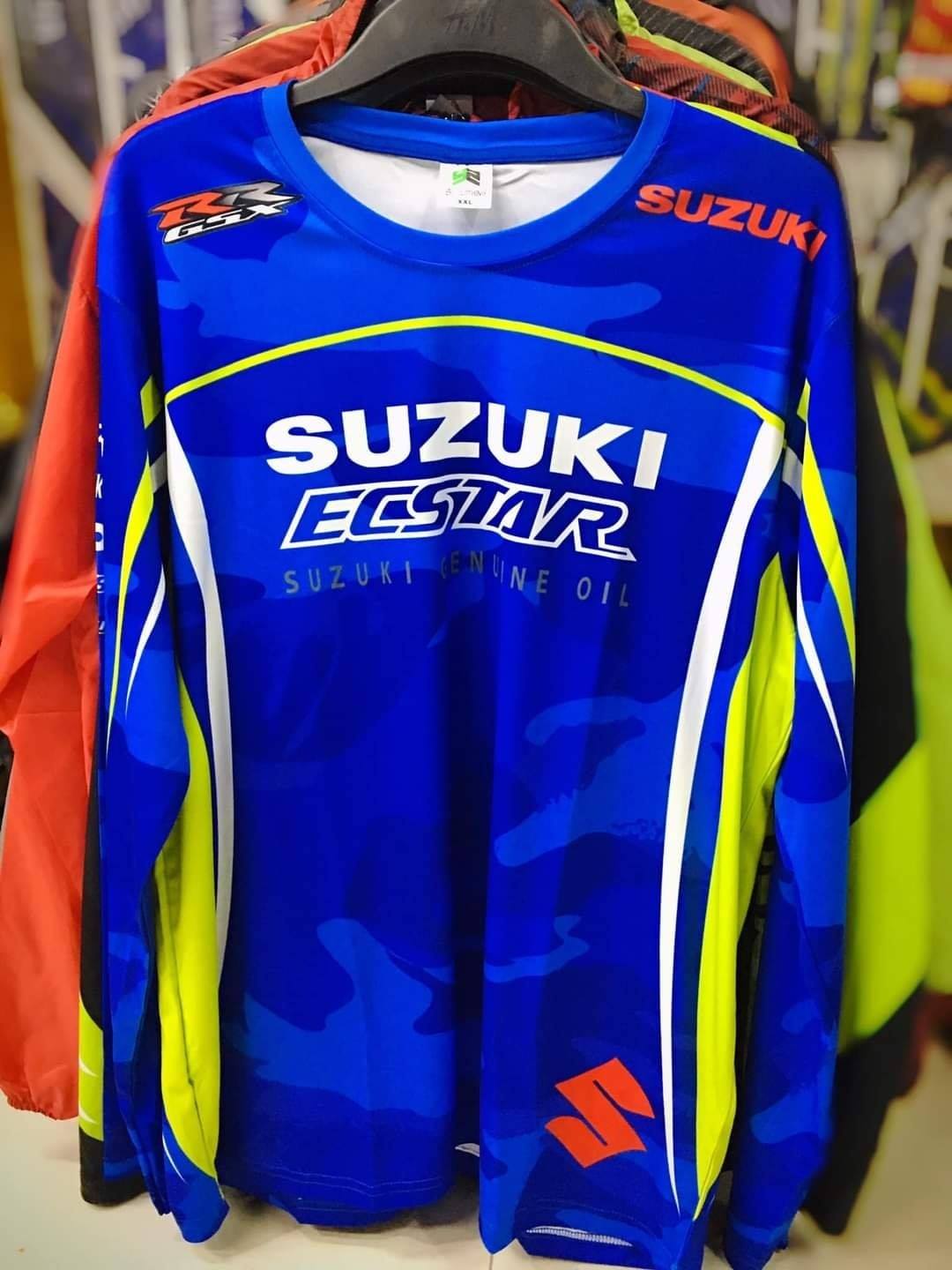 Suzuki ECSTAR Casual T-Shirt For Bikers