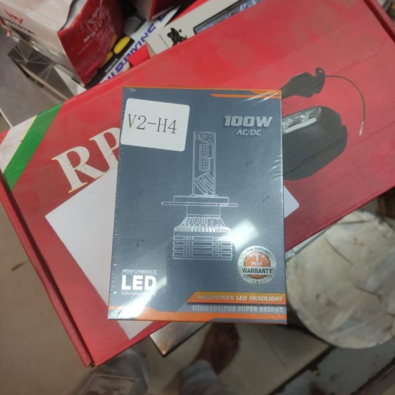 V2- H4, 100w, 7500LM, Led Headlight