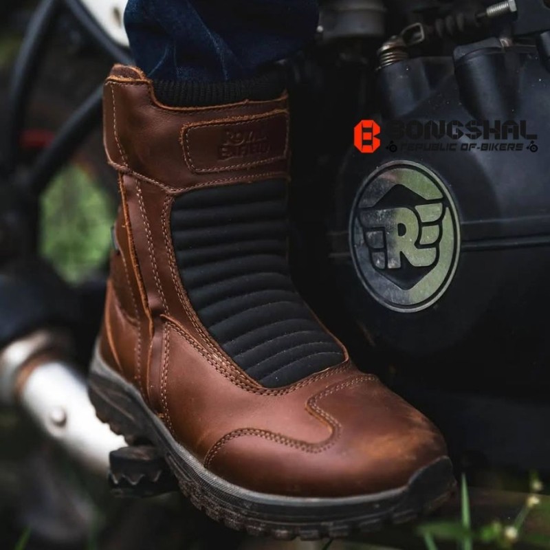 Royal Enfield E-39 Brown Short Riding Boots