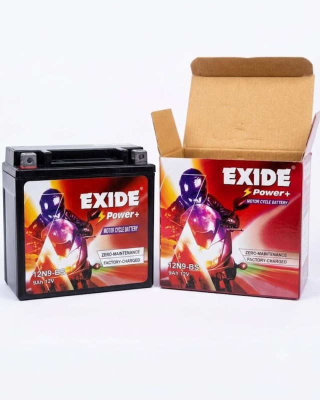Exide Power Plus 12N9-BS 12V 9Ah Battery