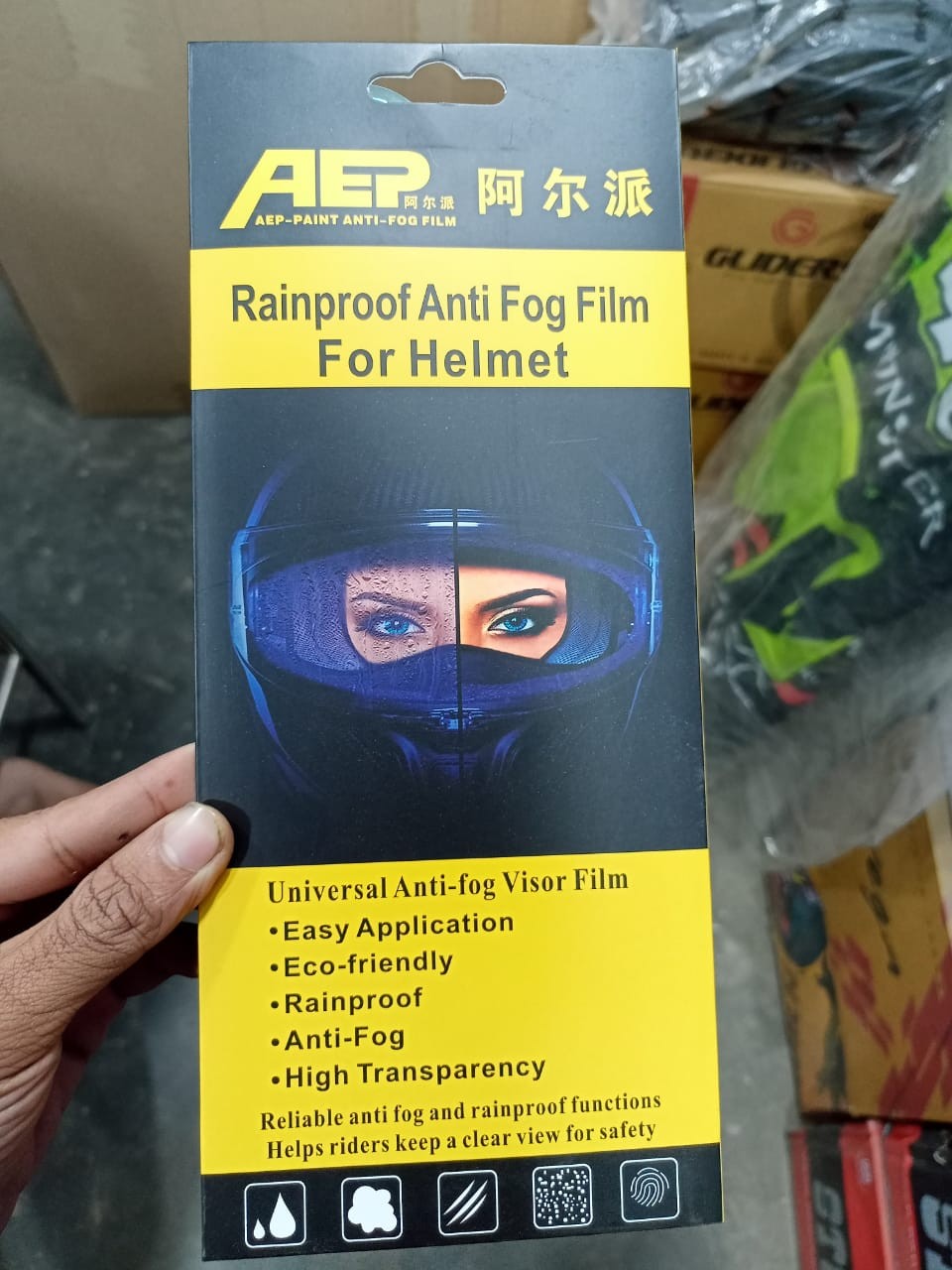 Rainproof Anti Fog Film For Helmet