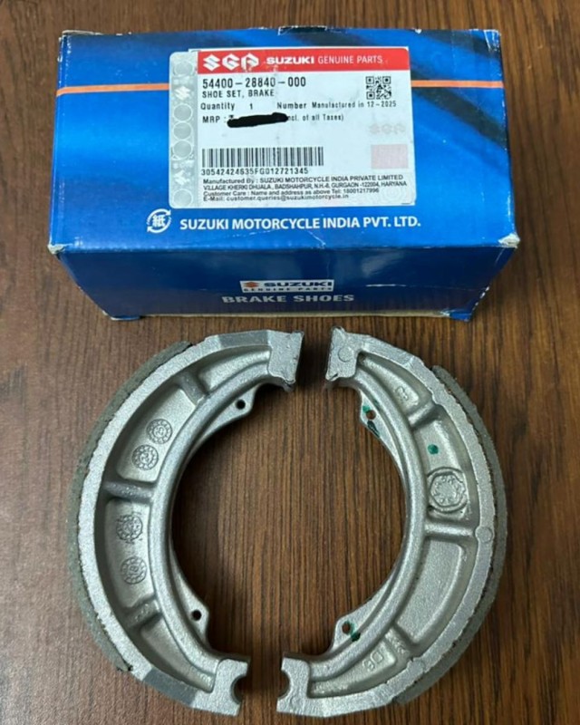 Rear Brake Shoe Gixxer Monotone / SF Old Model Single Disc, SHOE SET BRAKE 54400-28840-000