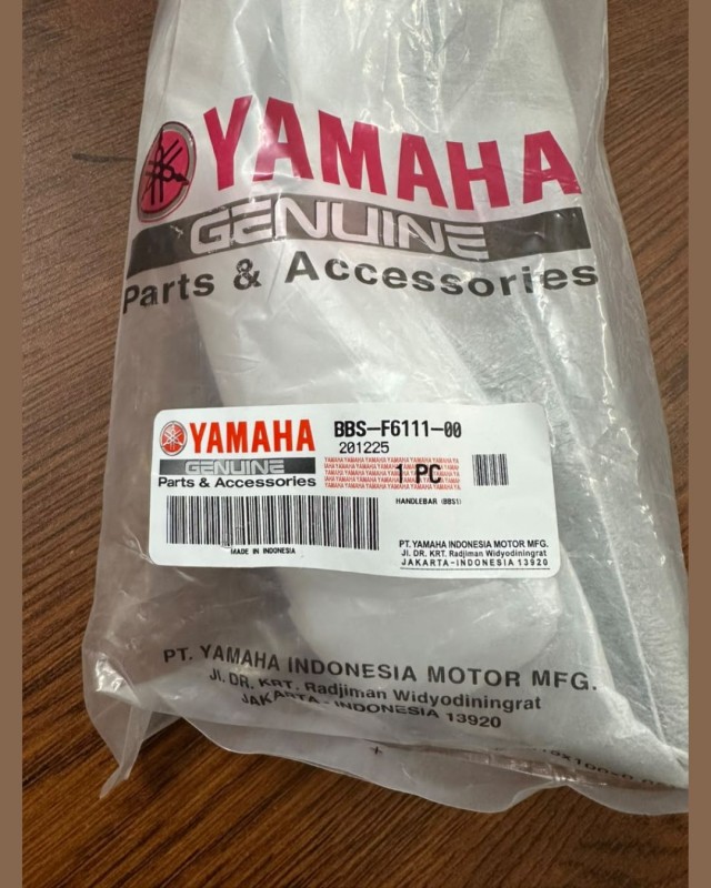 Original Pipe Handle Bar Yamaha XSR 155 (Indo), HANDLEBAR, BBS-F6111-00