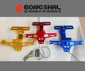 Universal number plate holder