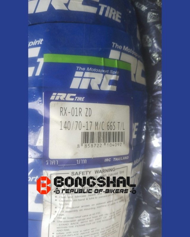 IRC Tyre Rear 140/70-17