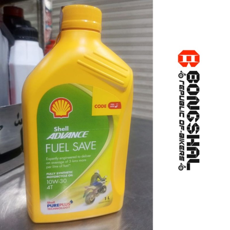 Shell Advance Fuel Save, Fully Synthetic Oil 10w-30 4T