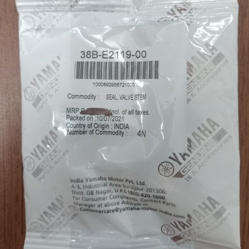 Valve Seal R15 V2, SEAL, VALVE STEM 38B-E2119-00