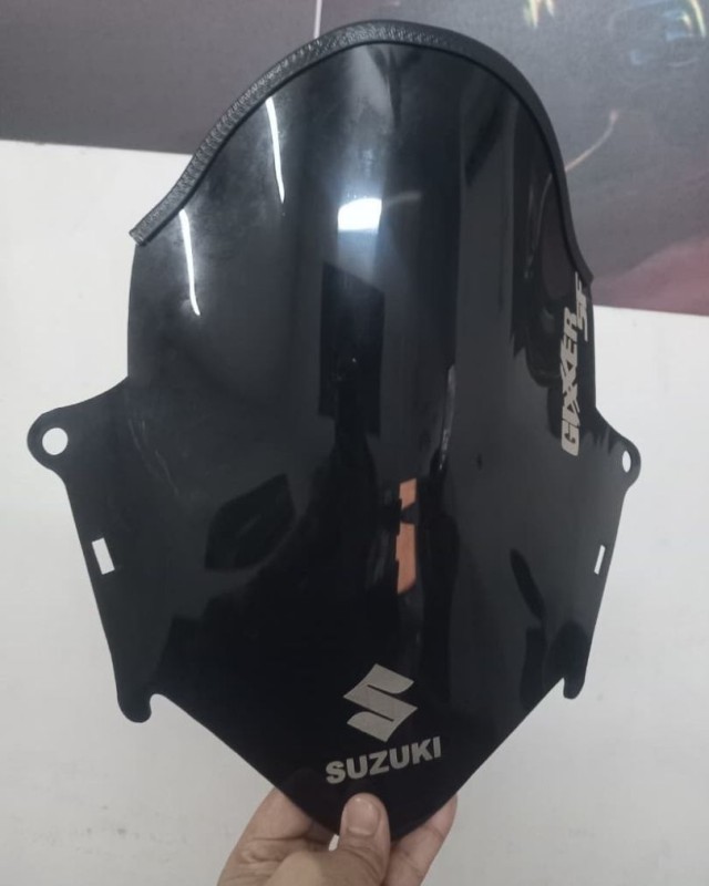 Black Visor / Windshield Gixxer SF V2