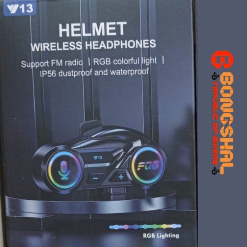 V13 Helmet Wireless Headphones