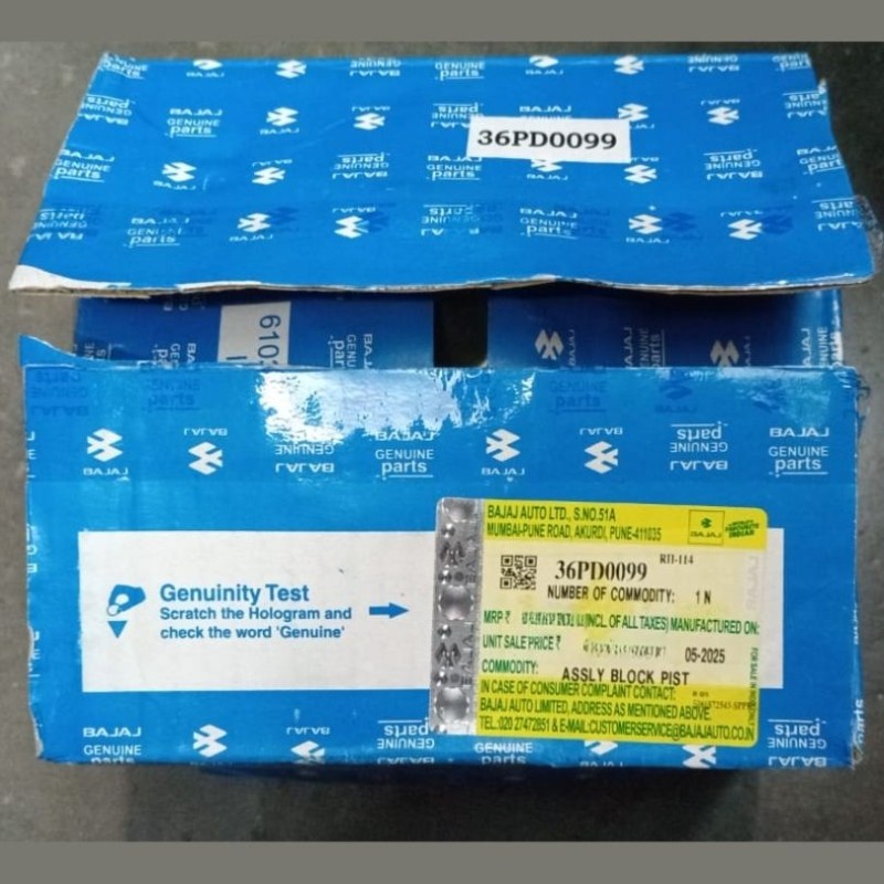 Cylinder Block Avenger 160, ASSLY BLOCK PIST 36PD0099