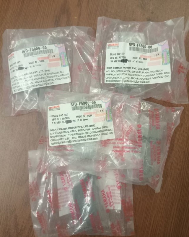 Rear Brake Pad FZS V4 Fi, BRAKE PAD SET, BPD-F5806-00