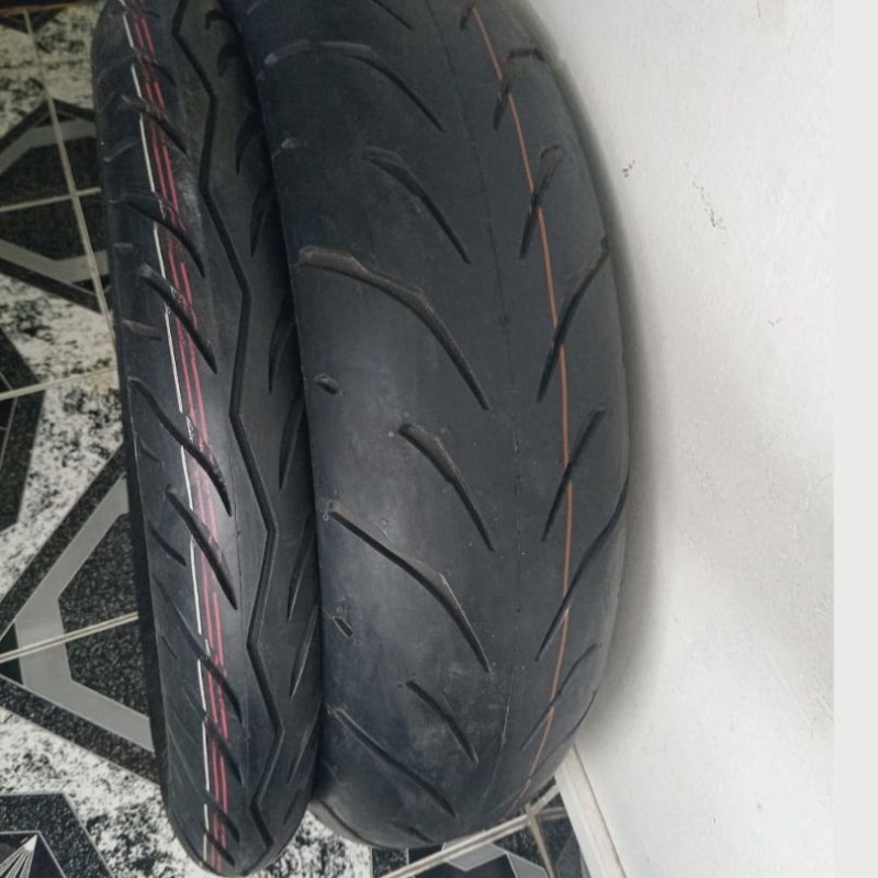 MRF Tyre Front & Rear