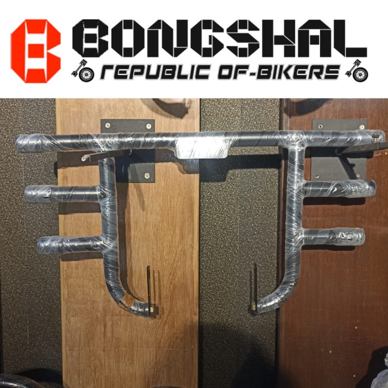 3 Line Crash Guard / Bumper For Royal Enfield Classic, Bullet, Meteor